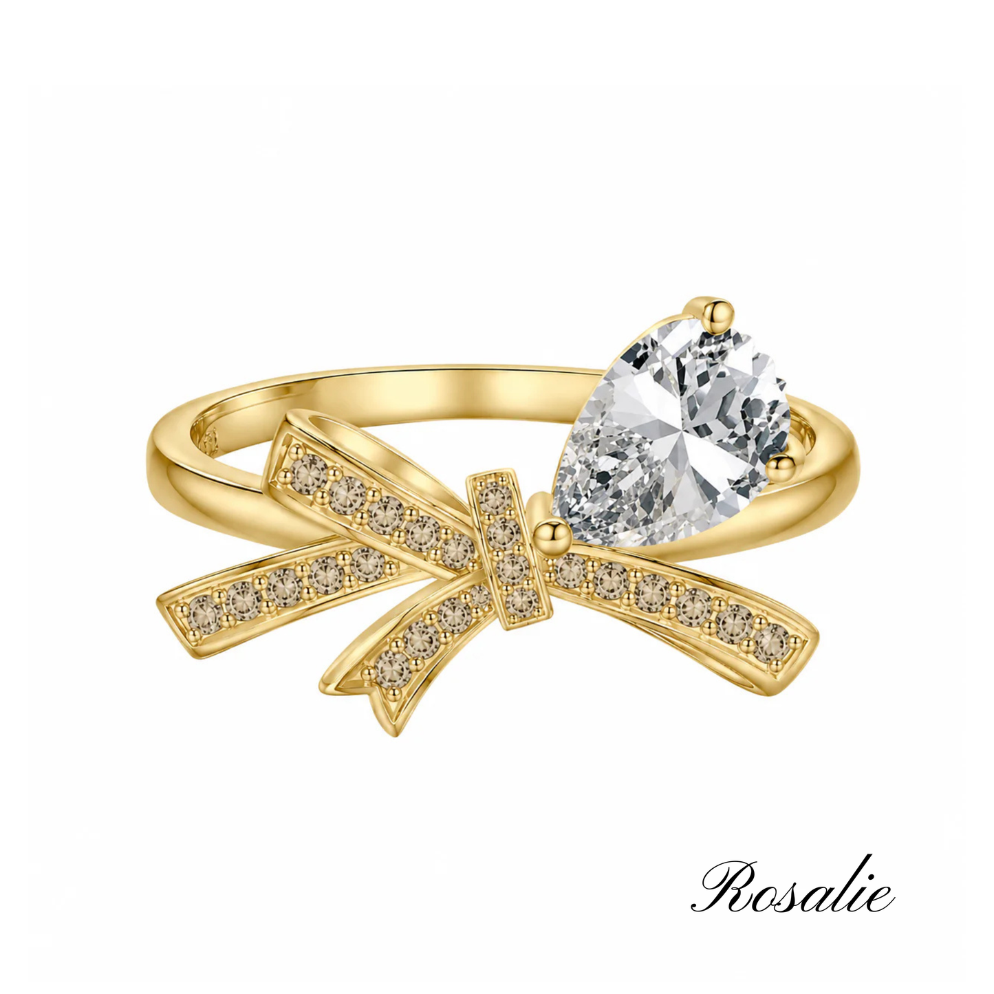 Ribbon Heart Ring