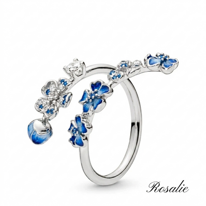 Moonlit Peach Blossom Ring